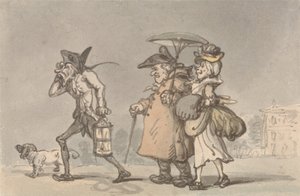 De ellende van het platteland door Thomas Rowlandson